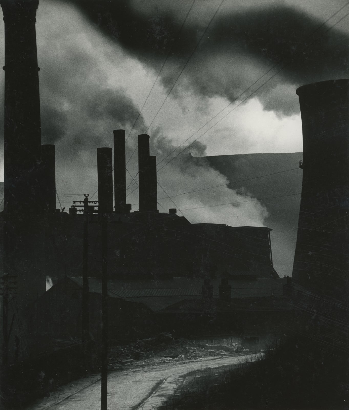Bill Brandt, Hail, Hell & Halifax, Chimneys , ca. 1937