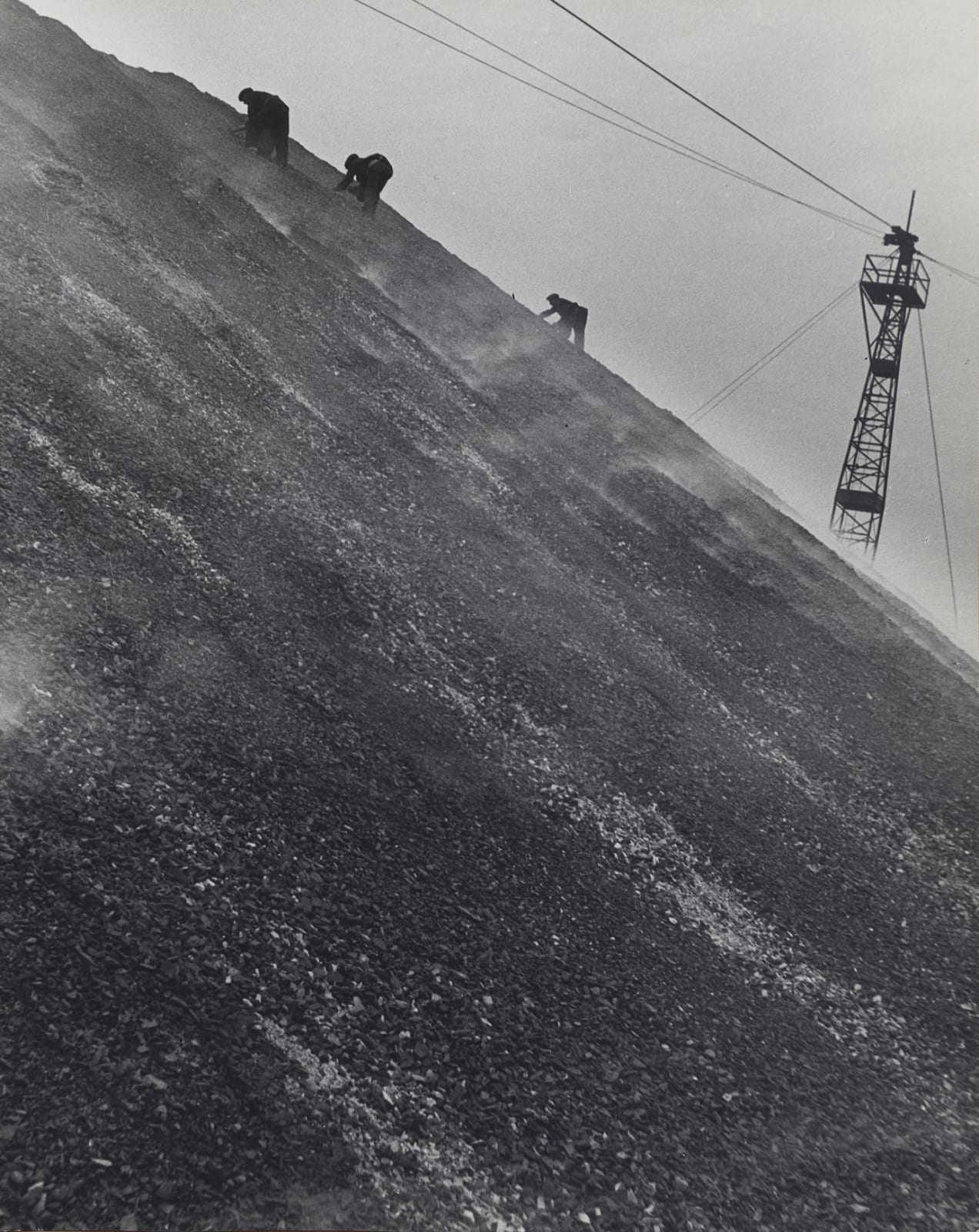 Bill Brandt, Coal Searchers on Slag Heap, nr Henworth, 1937