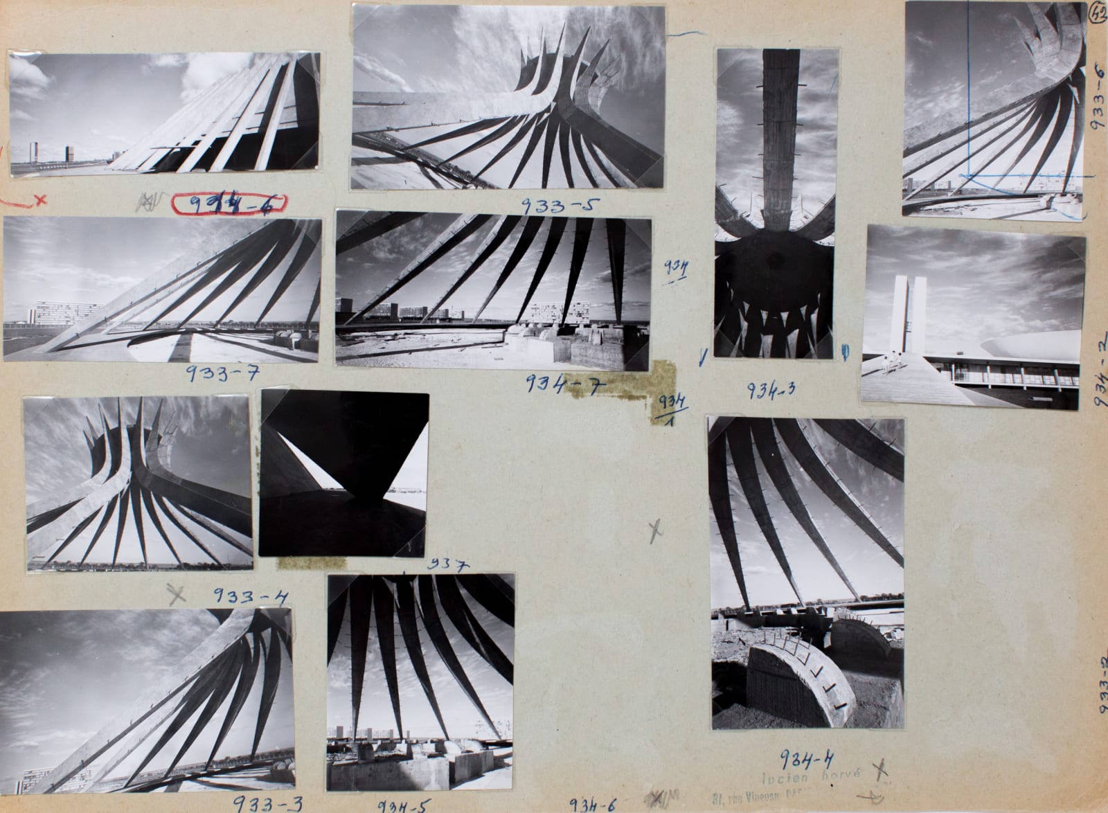 Lucien Hervé, Brasilia, Cathedral (Oscar Niemeyer), 1961