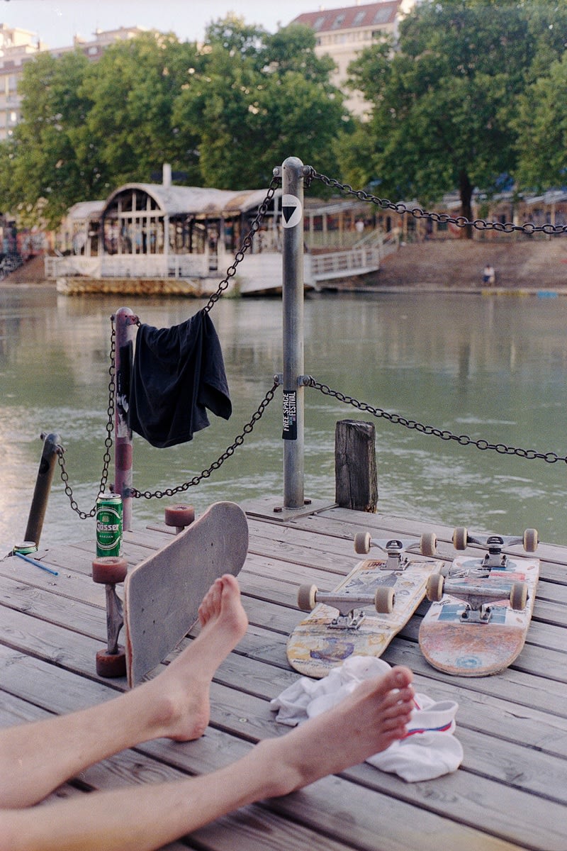 Matthew Phipps, Beers and Boards on the Donaukanal, Vienna, Austria, 2012