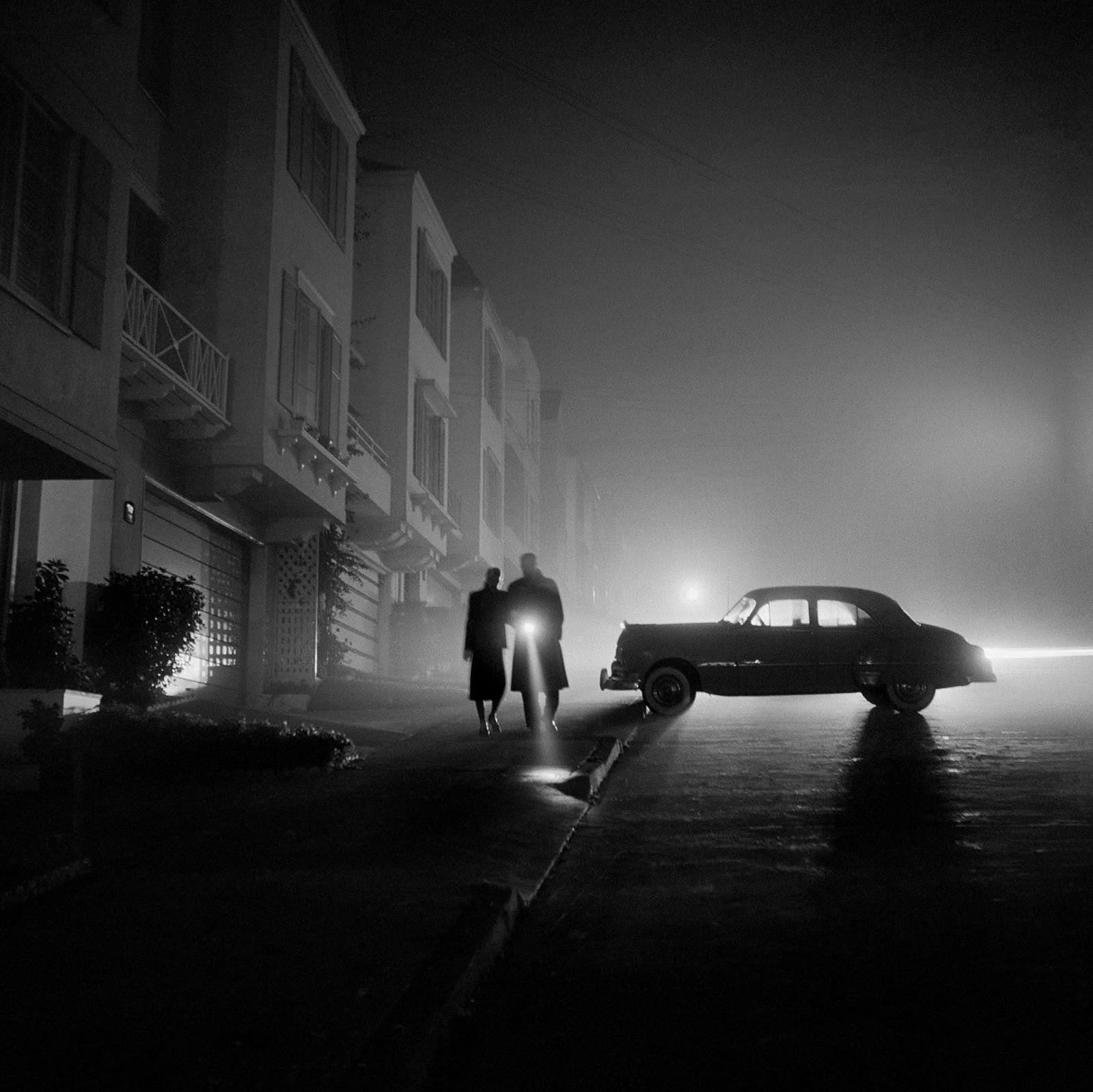 Fred Lyon, Foggy Night, Land's End, San Francisco, 1953