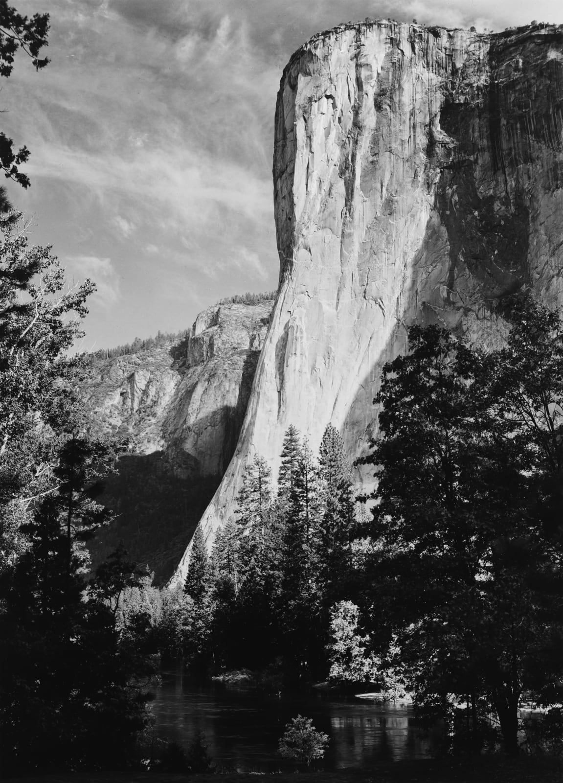 Ansel Adams, El Capitan, Morning, Yosemite Valley, California, c. 1932, printed 1960's