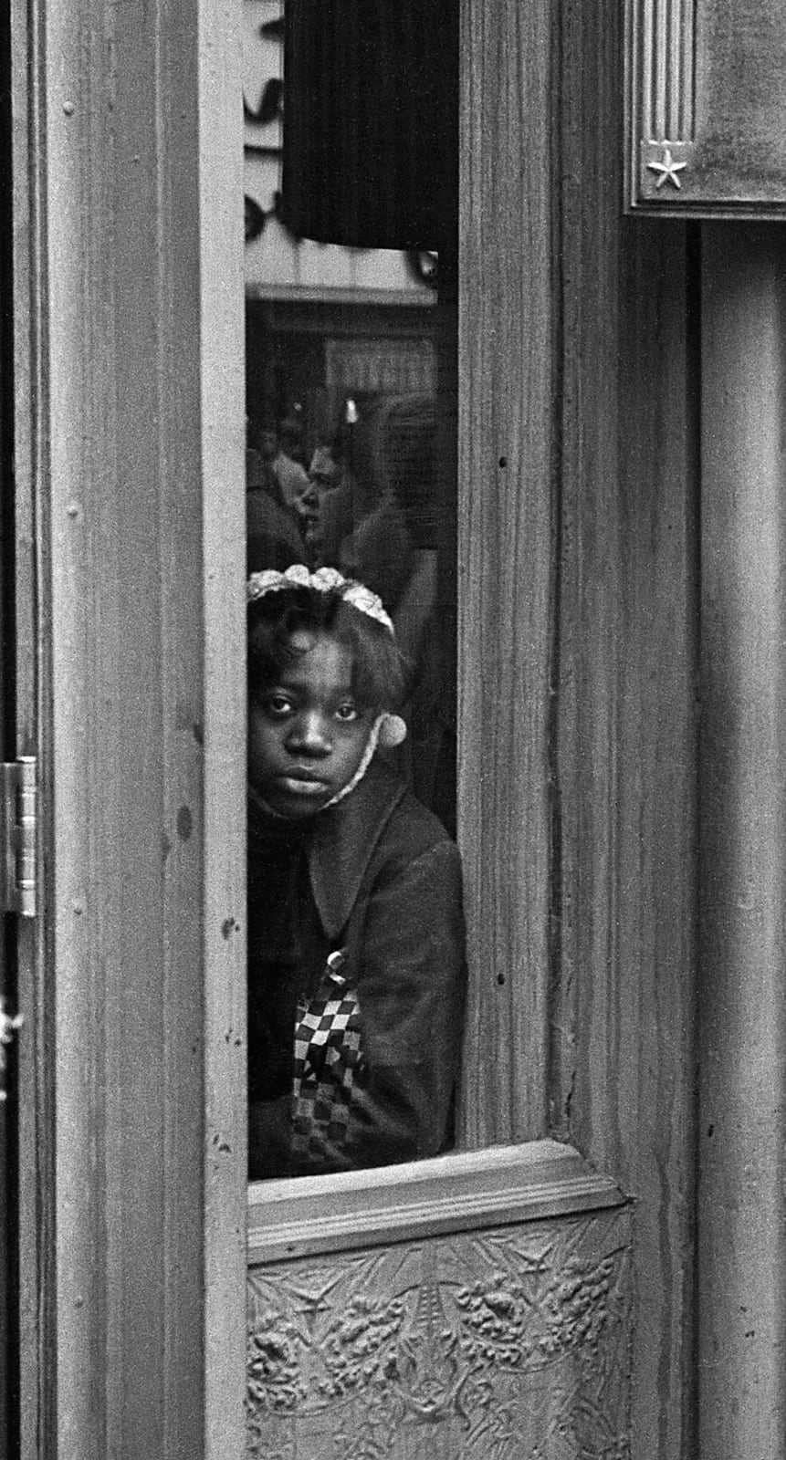 John Simmons, Girl in Winter Window, Chicago, c. 1968