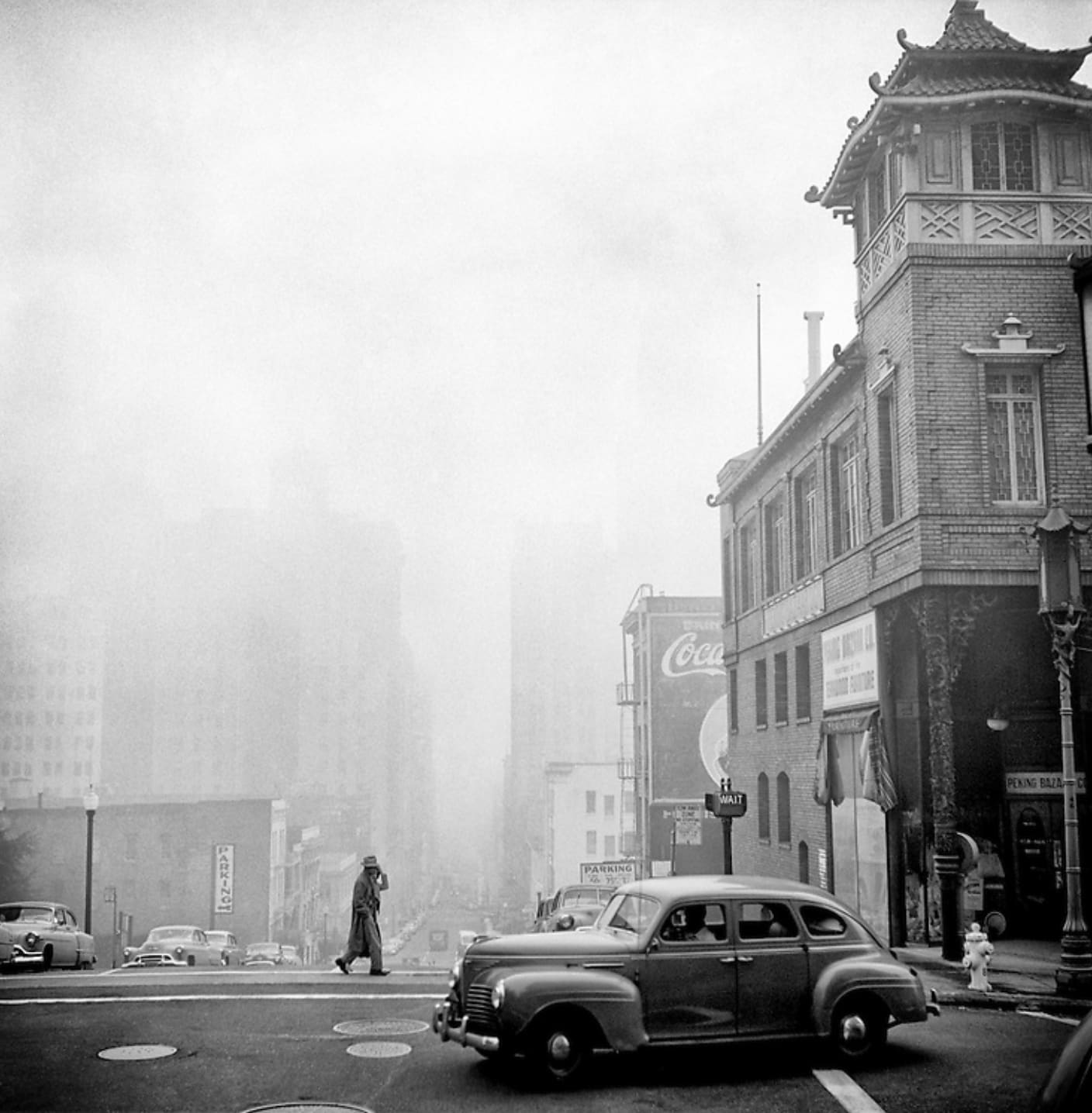 Fred Lyon, Chinatown in Fog, San Francisco, c. 1950's