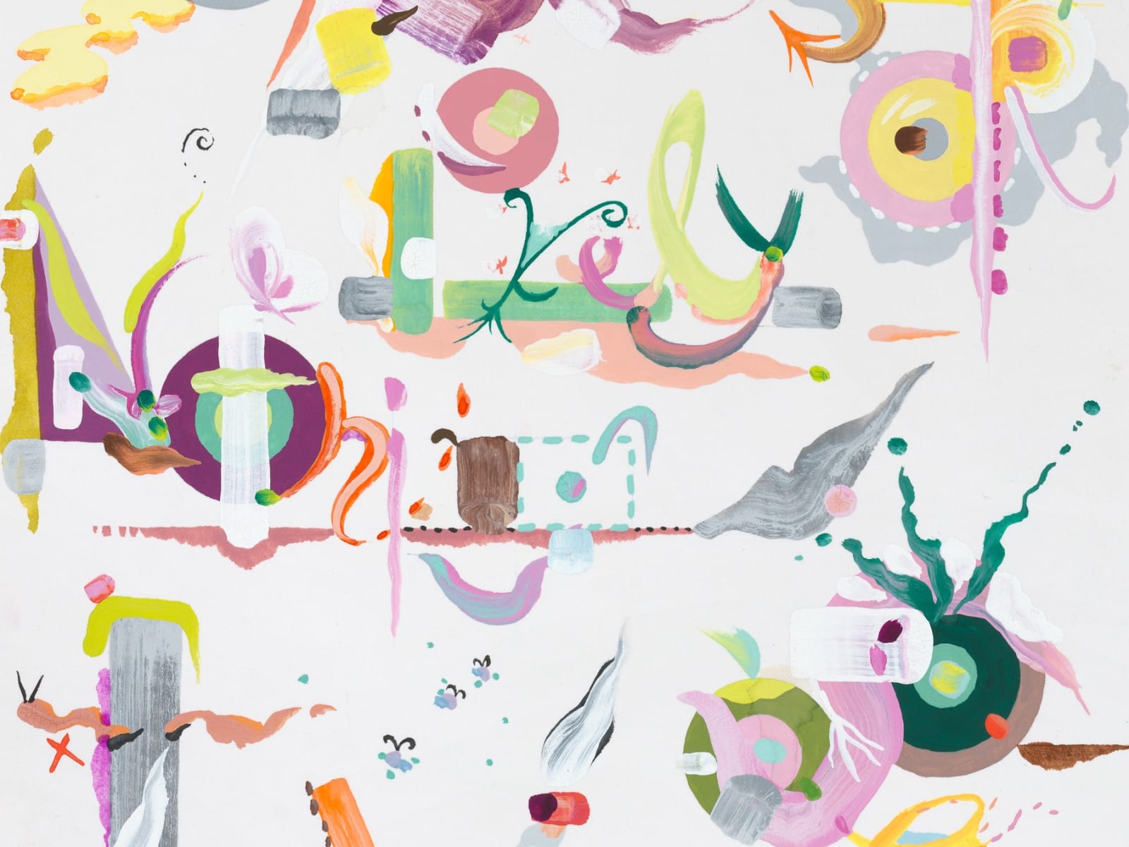 FIONA RAE, Drawing (some lovely glorious nothing I did see), 2025