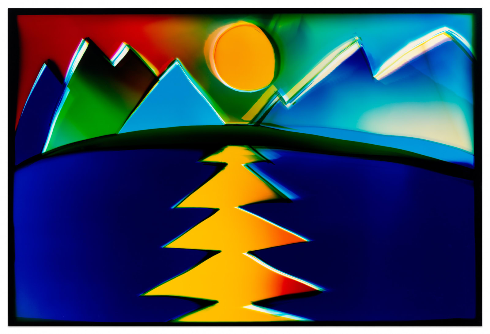 LIZ NIELSEN, Moonlit Lake, 2025