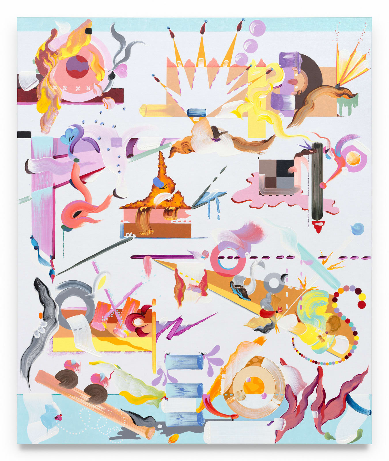 FIONA RAE, My words fly up, my thoughts remain below, 2024