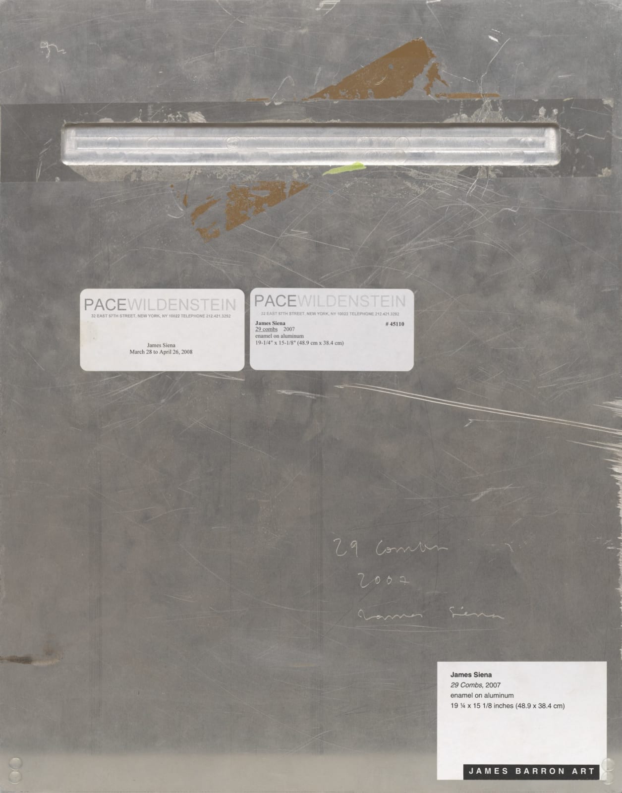 JAMES SIENA, 29 Combs, 2007