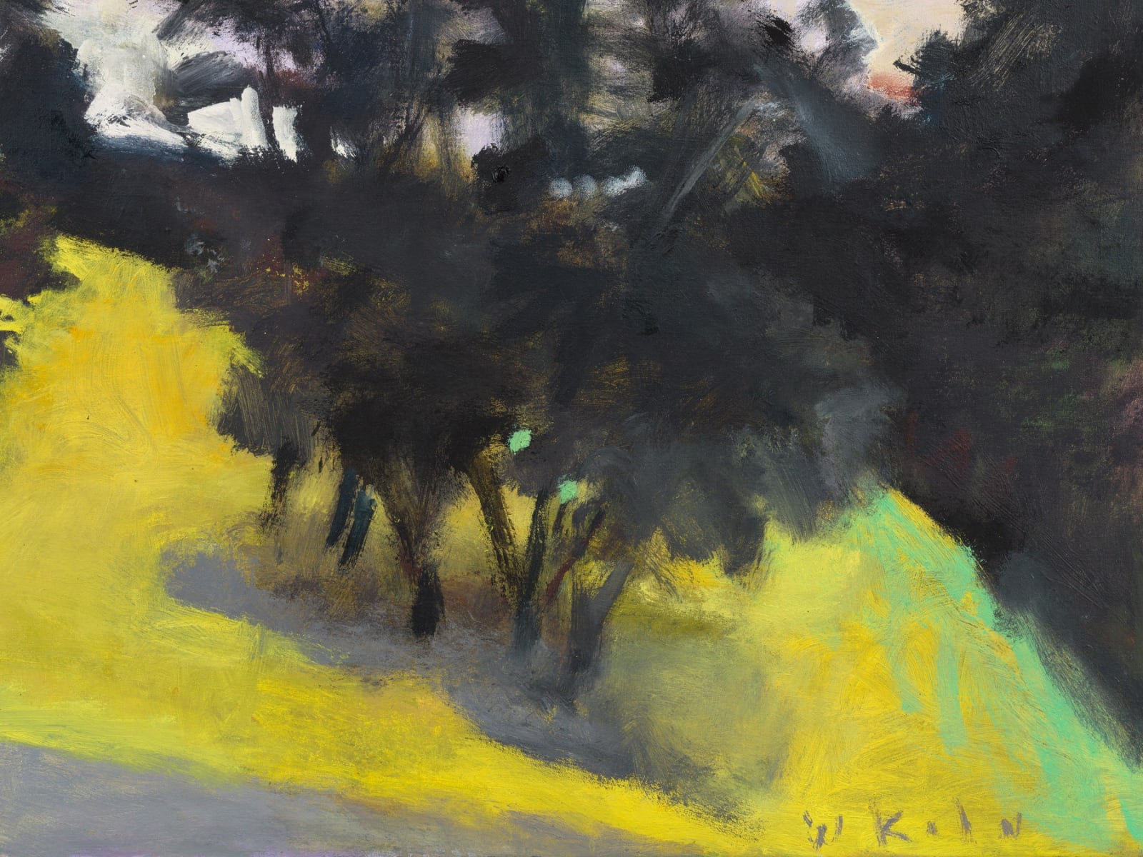 WOLF KAHN, Back Meadow, 2008