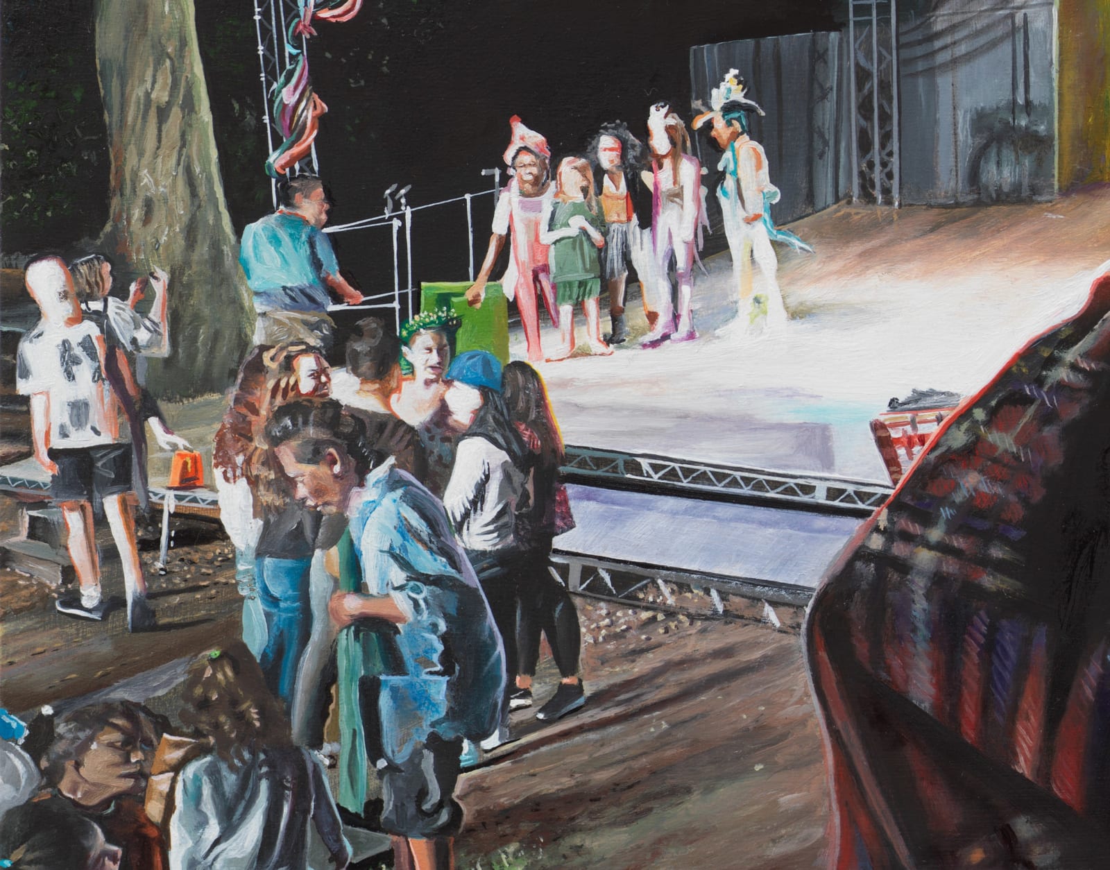 TIM HAWKINSON, Karla and Max at Shakespeare in the Park, 2024