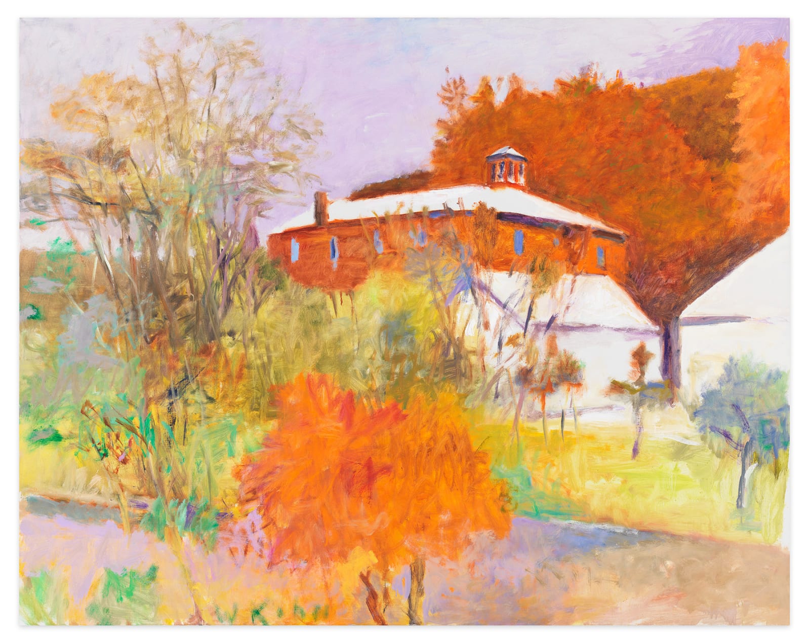 WOLF KAHN, In the Back of the Vermont Studio Center, 2001