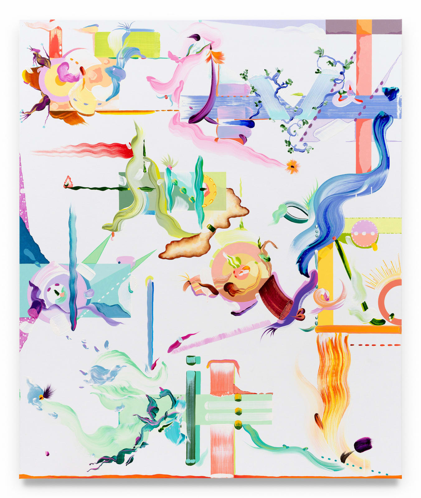 FIONA RAE, Of elements and an angelic sprite, 2024