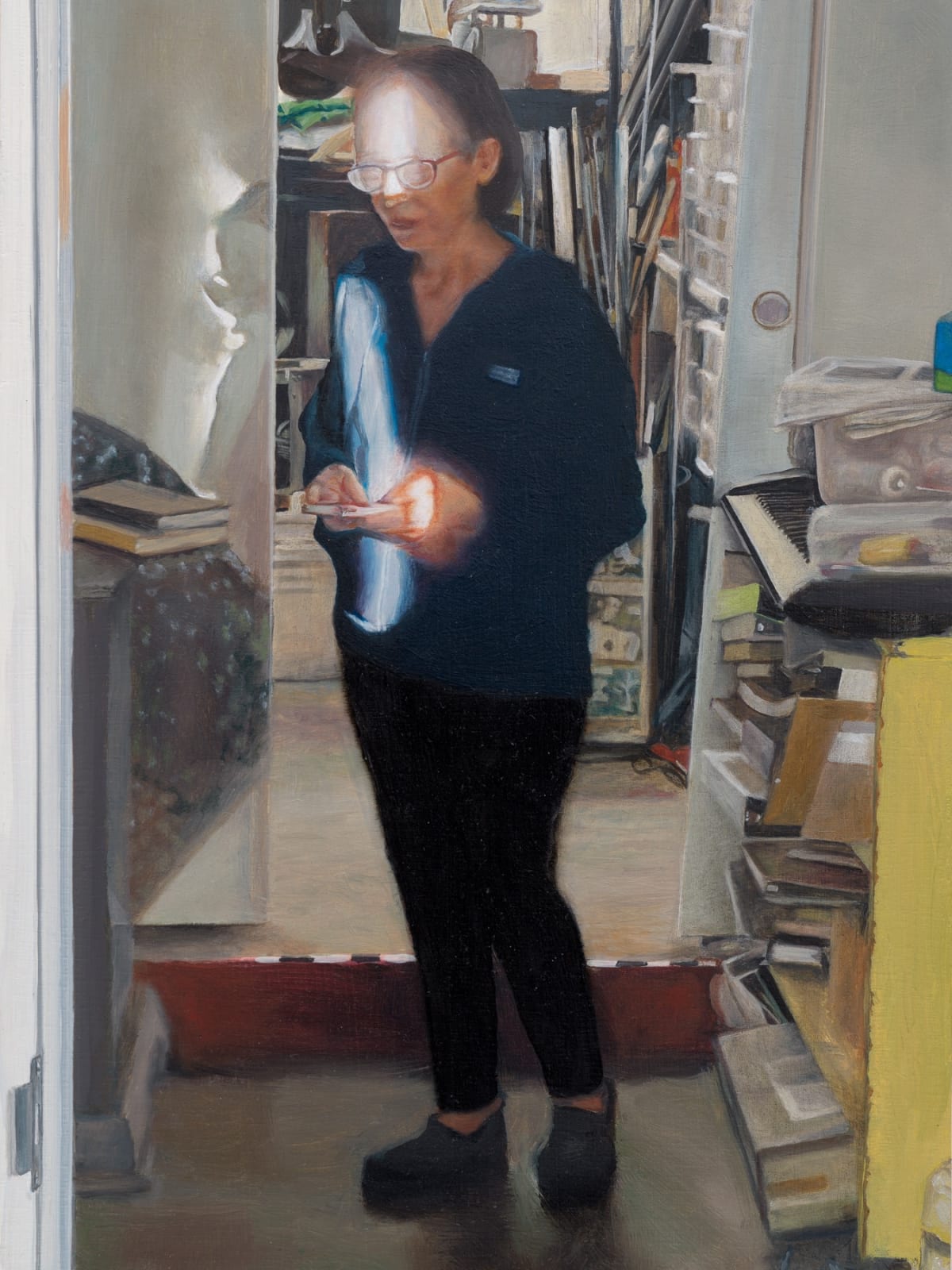 TIM HAWKINSON, Patty in a Ray of Light, 2021