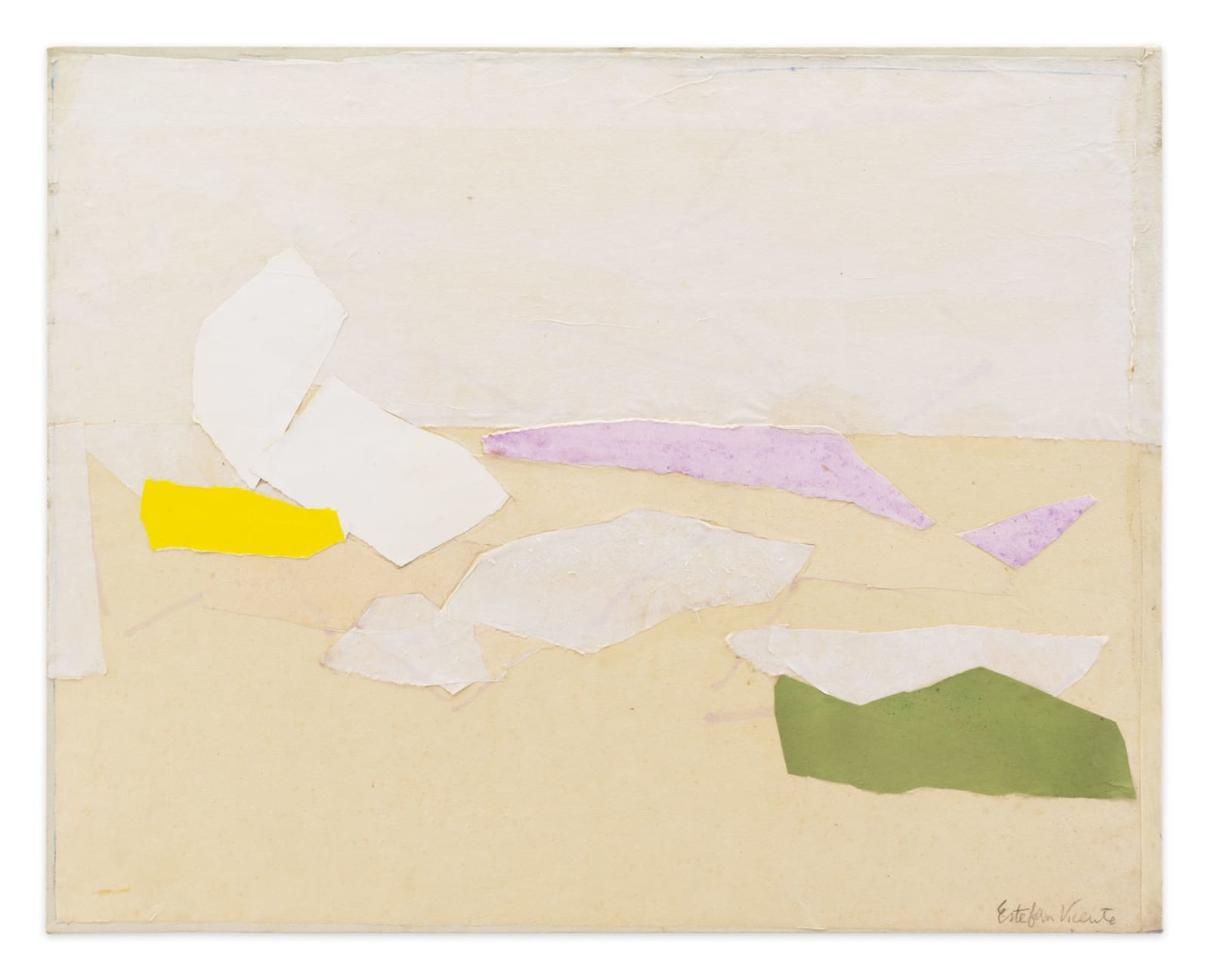 ESTEBAN VICENTE, Untitled, 1988