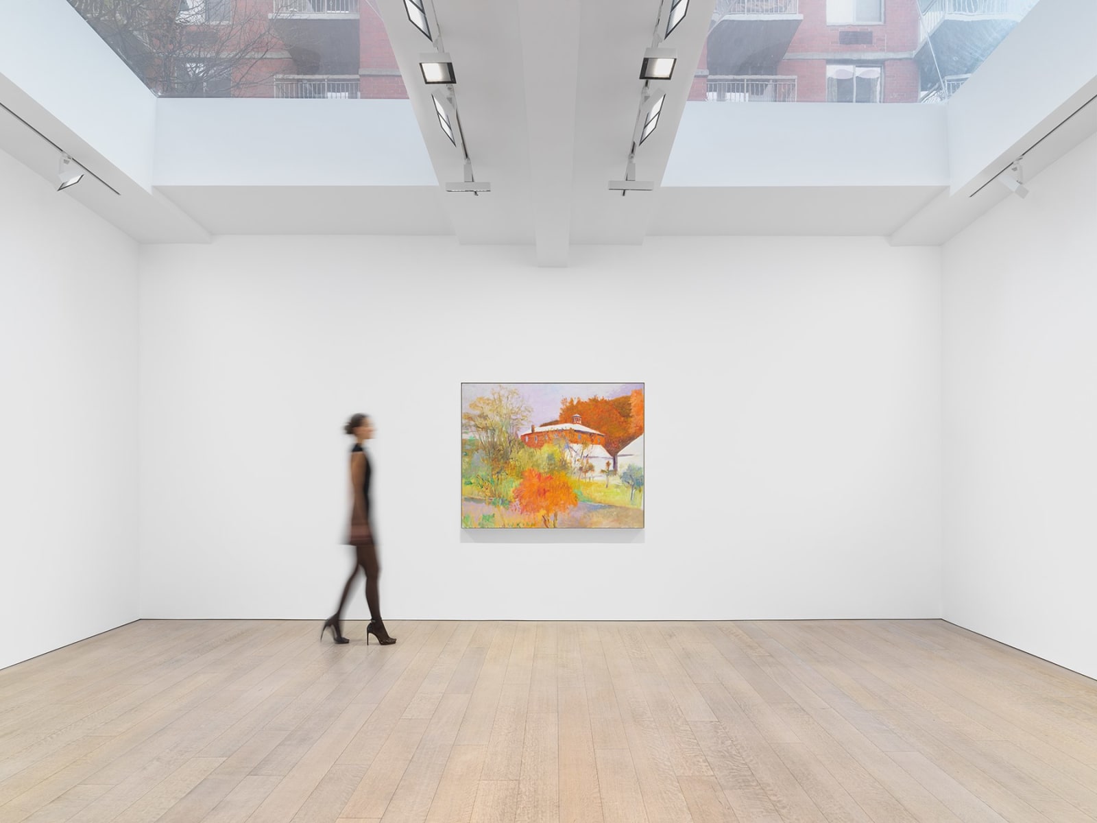 WOLF KAHN, In the Back of the Vermont Studio Center, 2001