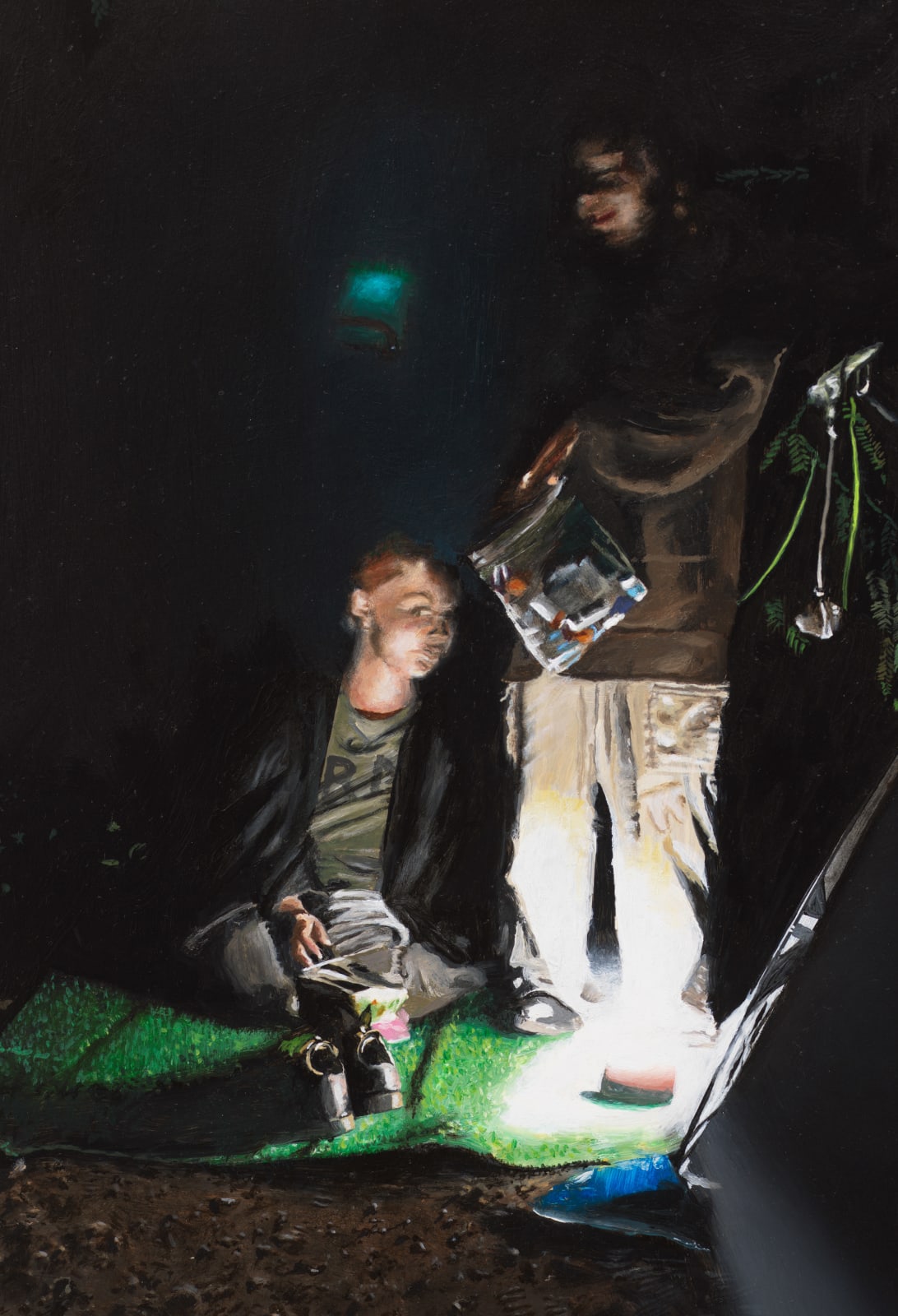 TIM HAWKINSON, Clare and Liv Camping, 2021