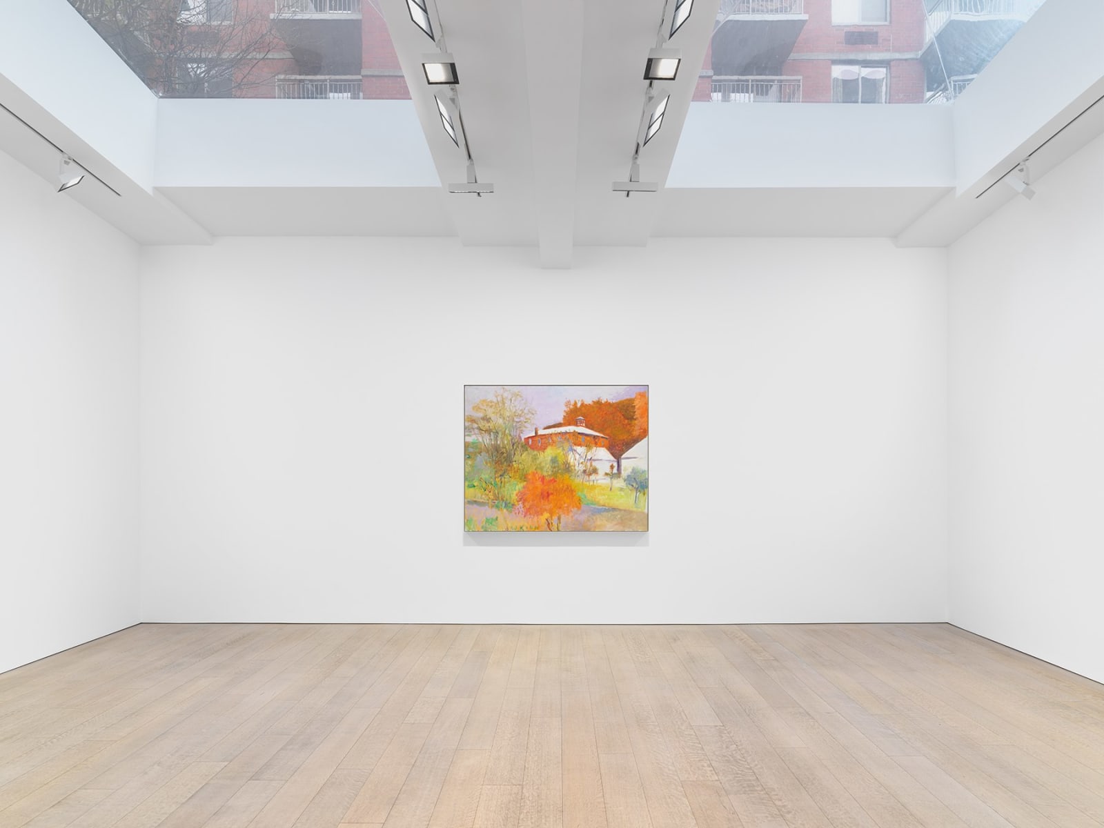 WOLF KAHN, In the Back of the Vermont Studio Center, 2001