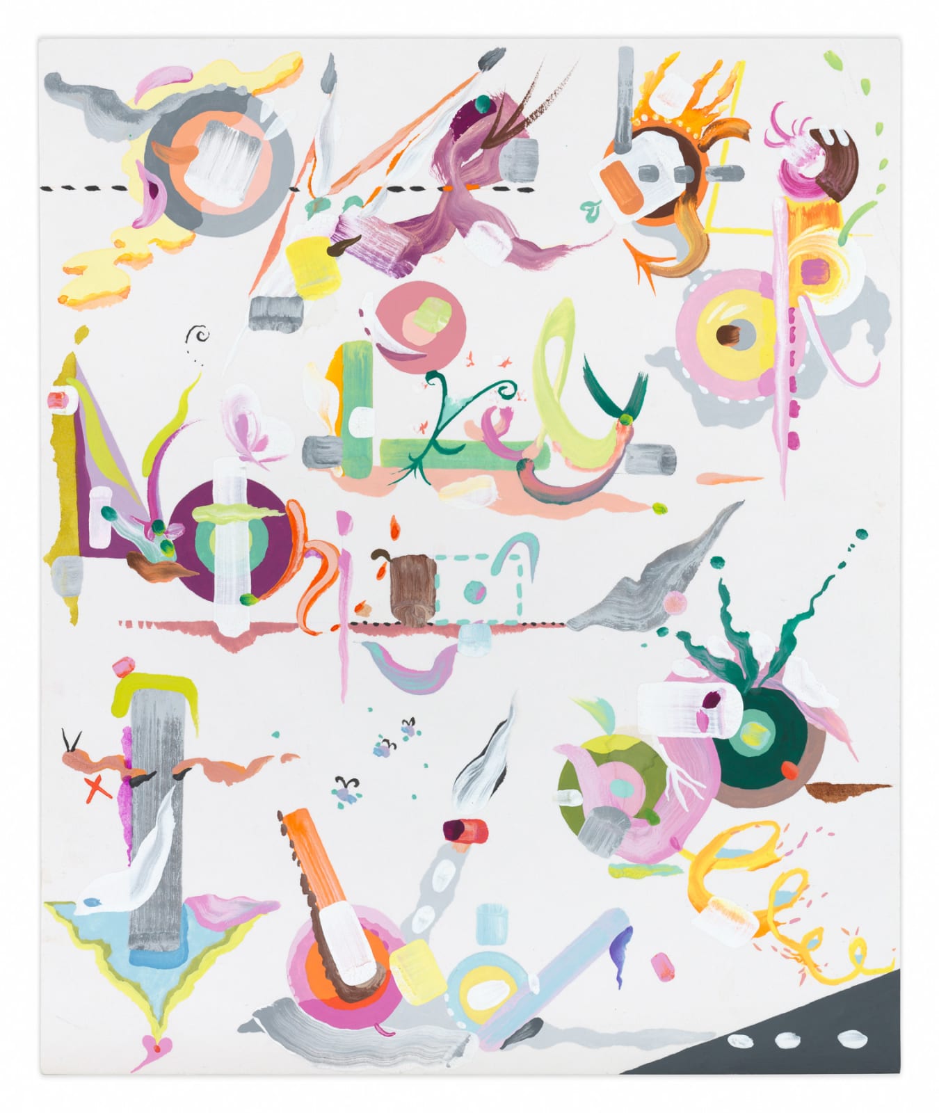 FIONA RAE, Drawing (some lovely glorious nothing I did see), 2025