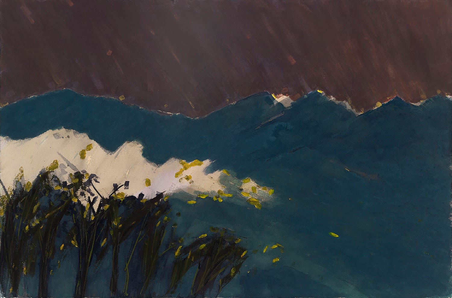 吳增榮, 《雲海飄向能高山》 Sea of Clouds Floating to Nenggao Mountain , 1993