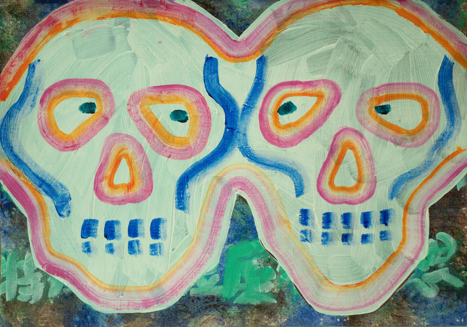 張墨, 《賽博桃花源之友誼萬歲 035》Arcadia：Friendship 035, 2018