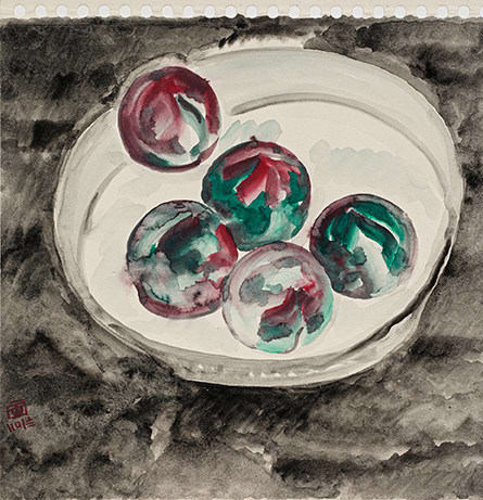 林銓居, 《五顆桃之一》Five Peaches I, 2018
