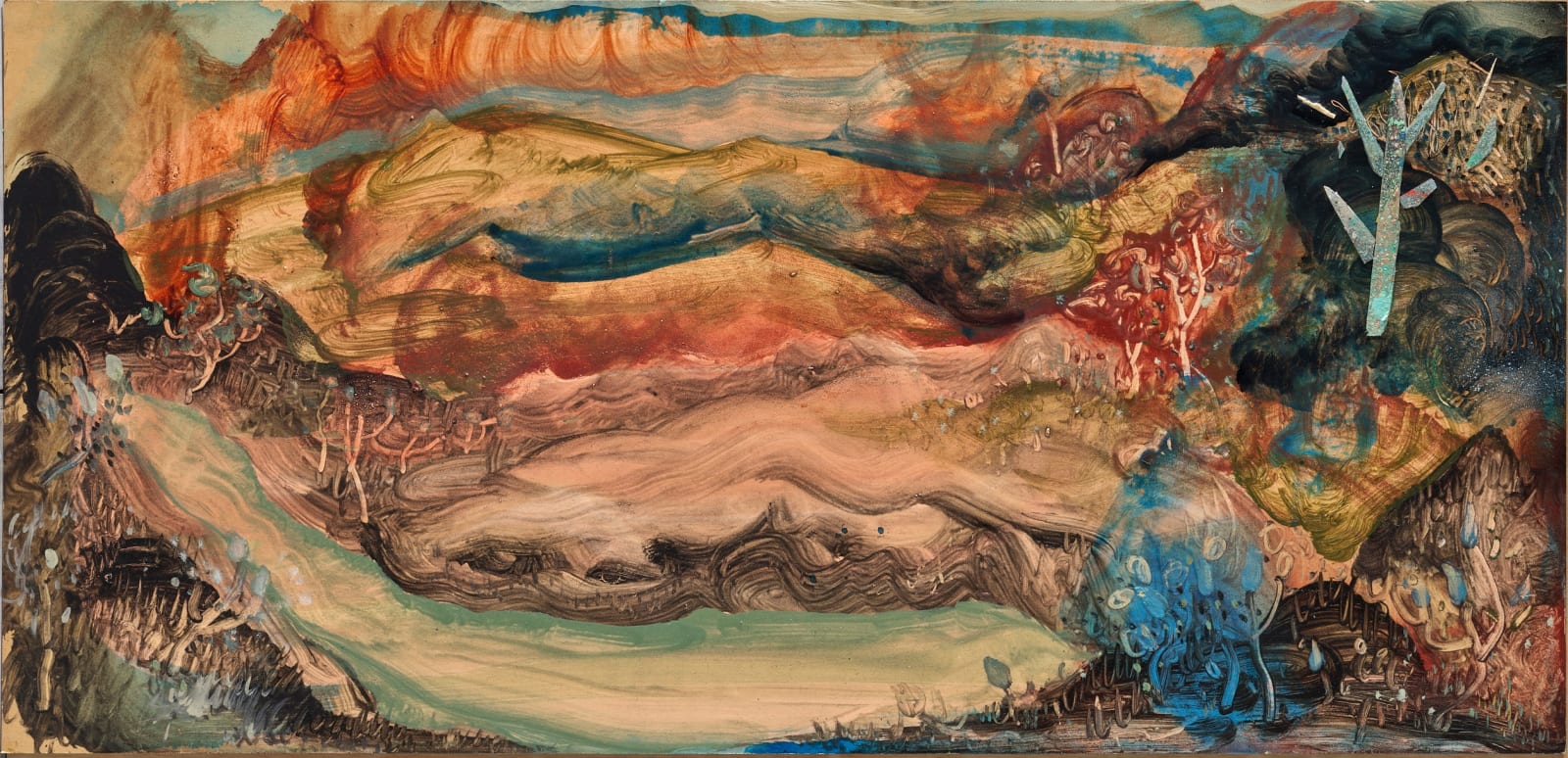 黨若洪, 《郊道秋色》 Autumn on a Suburb Road, 2022