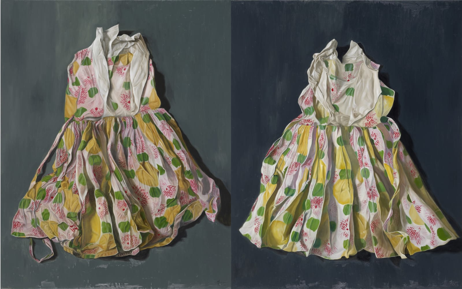 瑪莉娜．克魯斯, 《 1961 年伊麗紗與萊拉 10 歲的時候 》[ 雙拼 ] When we were ten years old, 1961 –Elisa and Laura [diptych], 2012