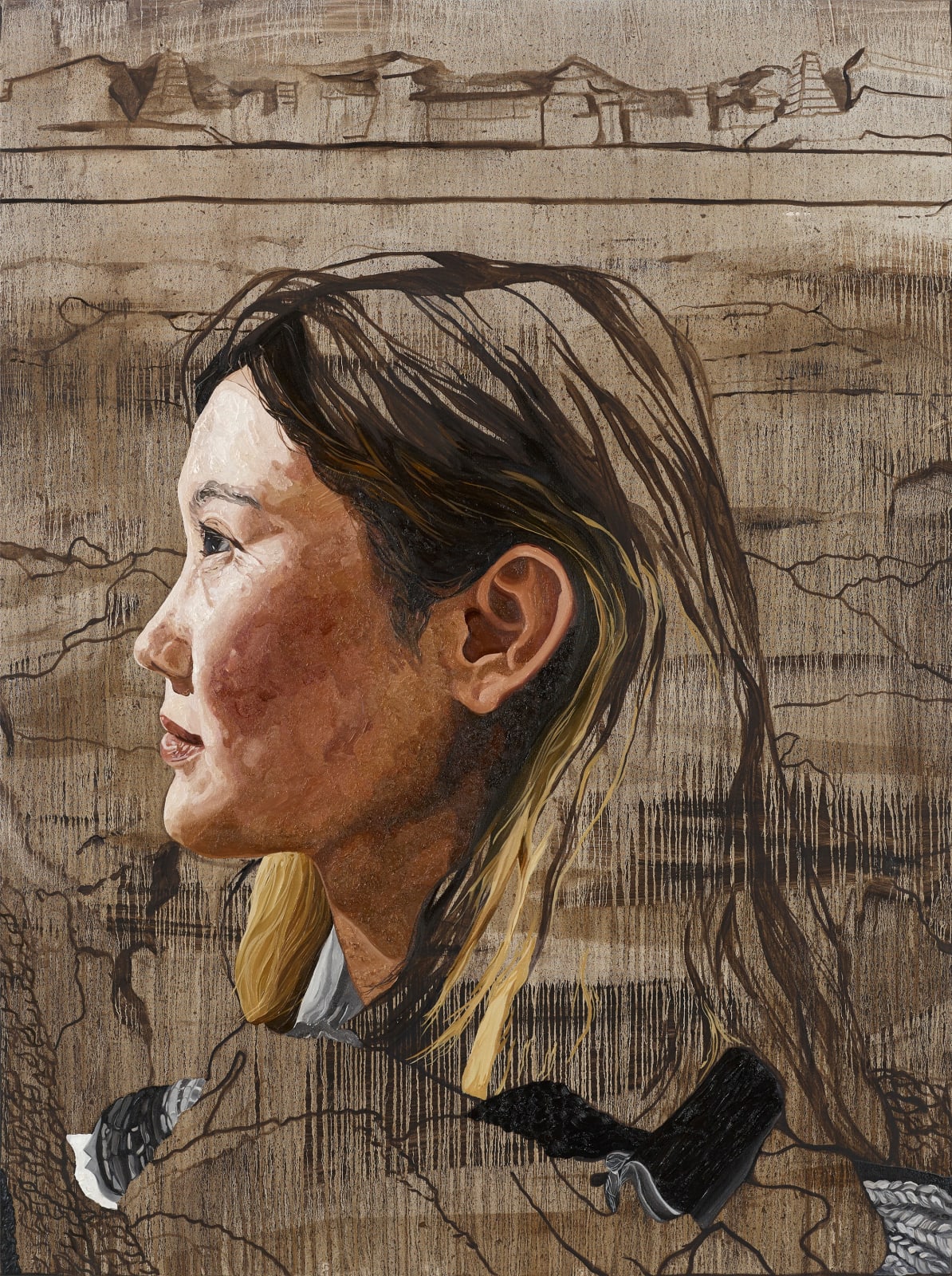 漢娜．佩蒂強, 《樓房/ 線 SN》 building/lines SN, 2019