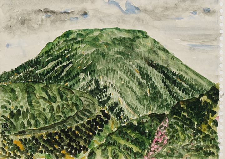 林銓居, 《盛春山景》Mountainscape in Spring, 2023