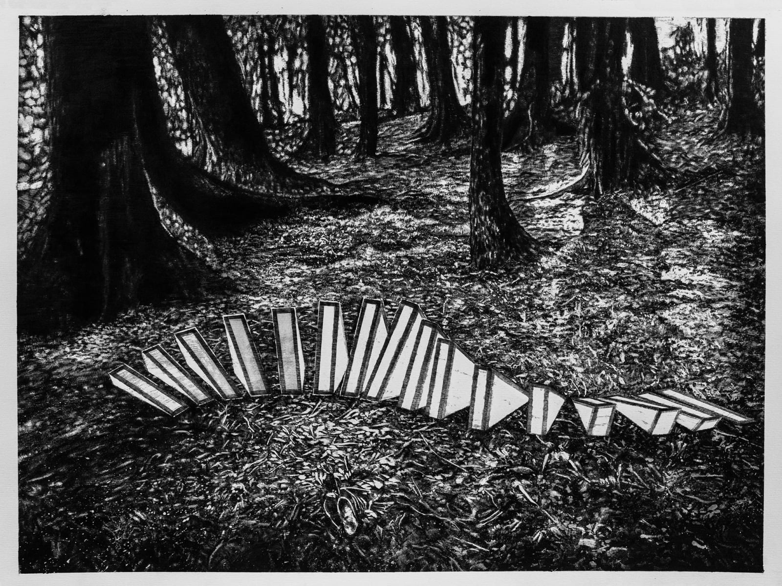 維特．貝拉諾, 《無題》（翼蜥） Untitled (basilisk), 2016