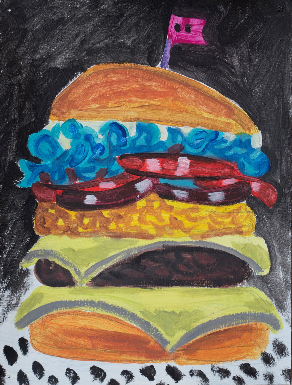 張墨, 《賽博桃花源：漢堡 01》Arcadia：Hamburger 01, 2021