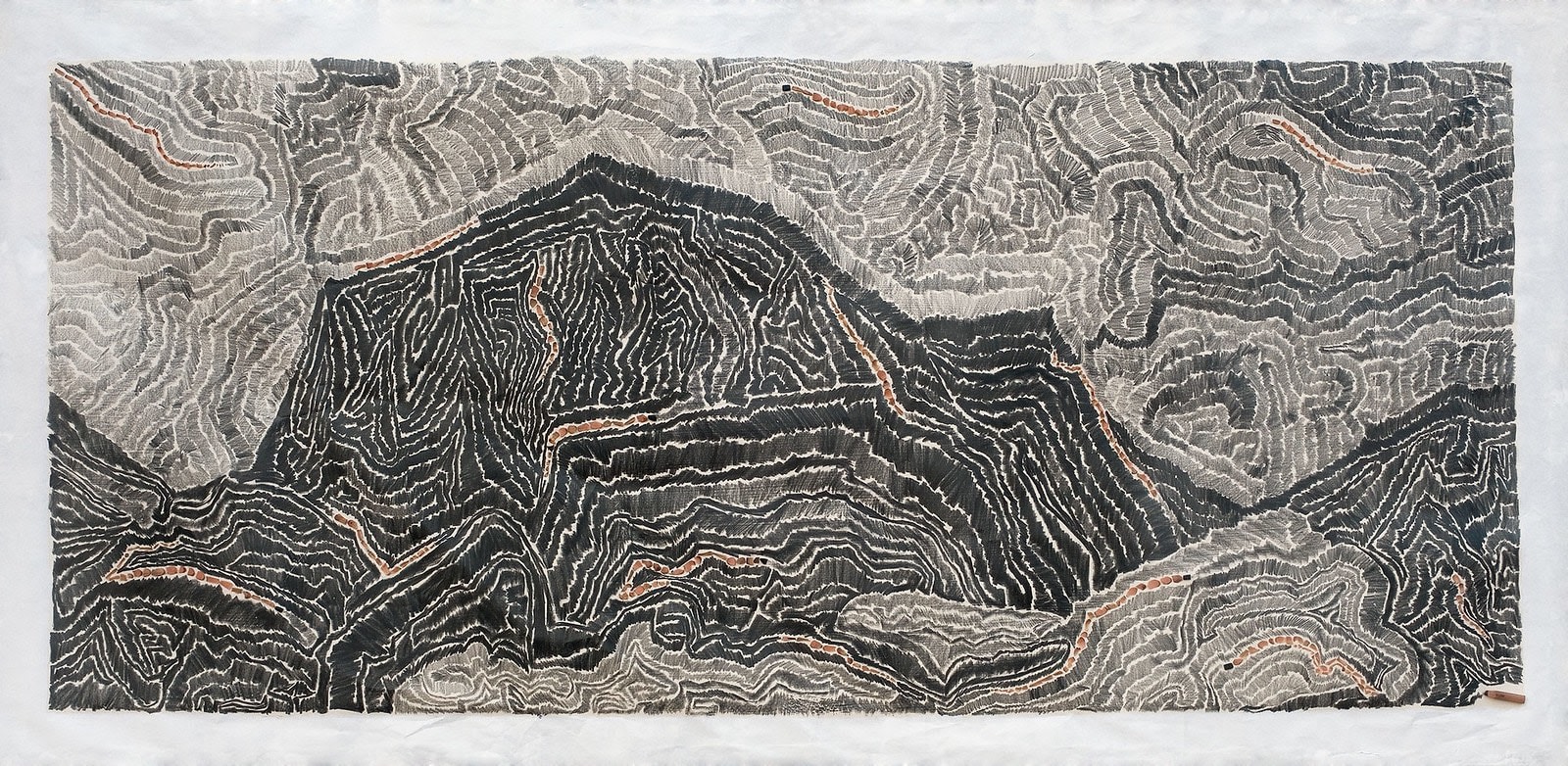 石晉華, 《走筆#51》 Pen Walking #51, 2008