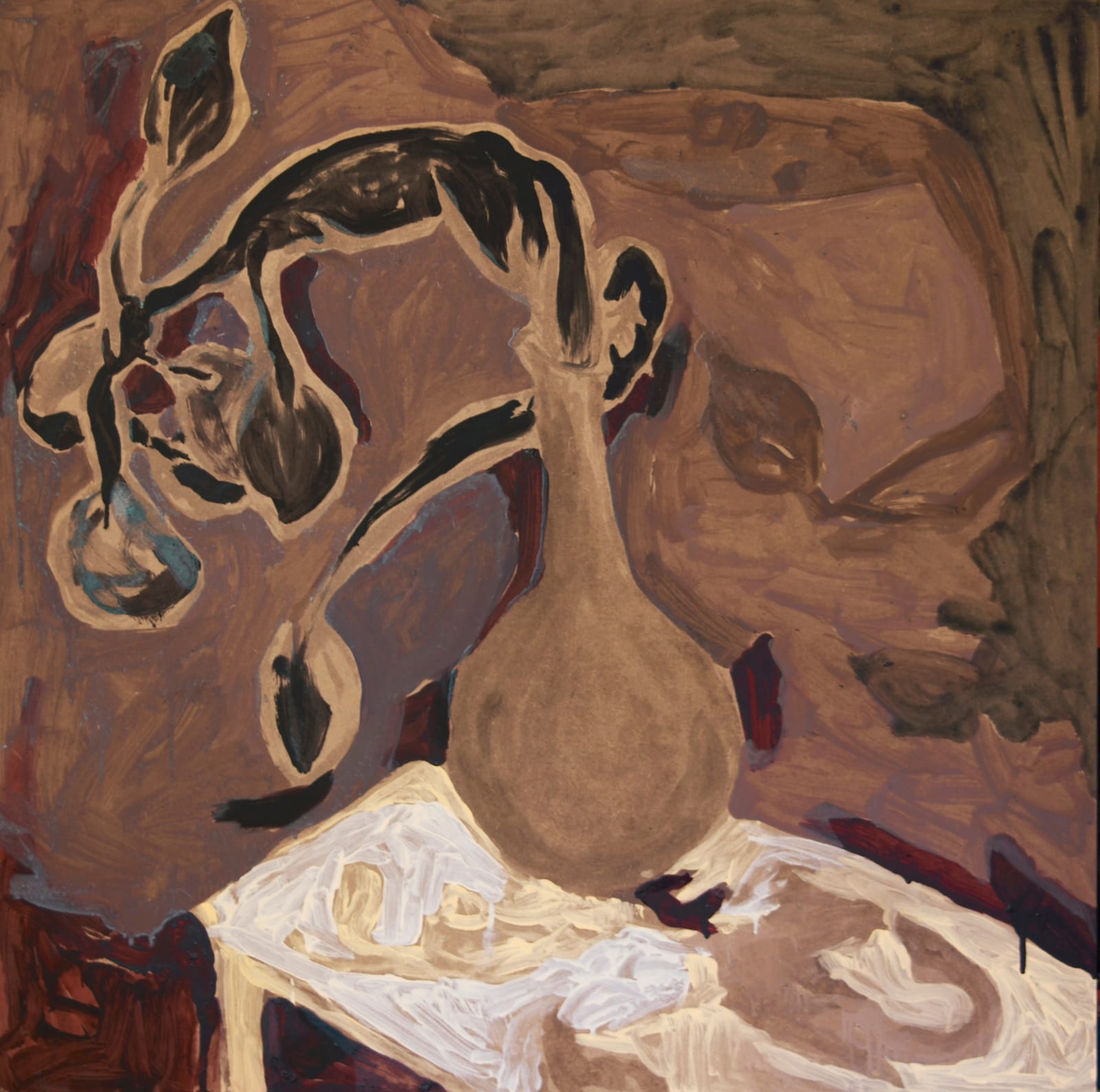 黨若洪, 《花瓶裡的黑色桃枝》 Black peach tree in vase, 2007