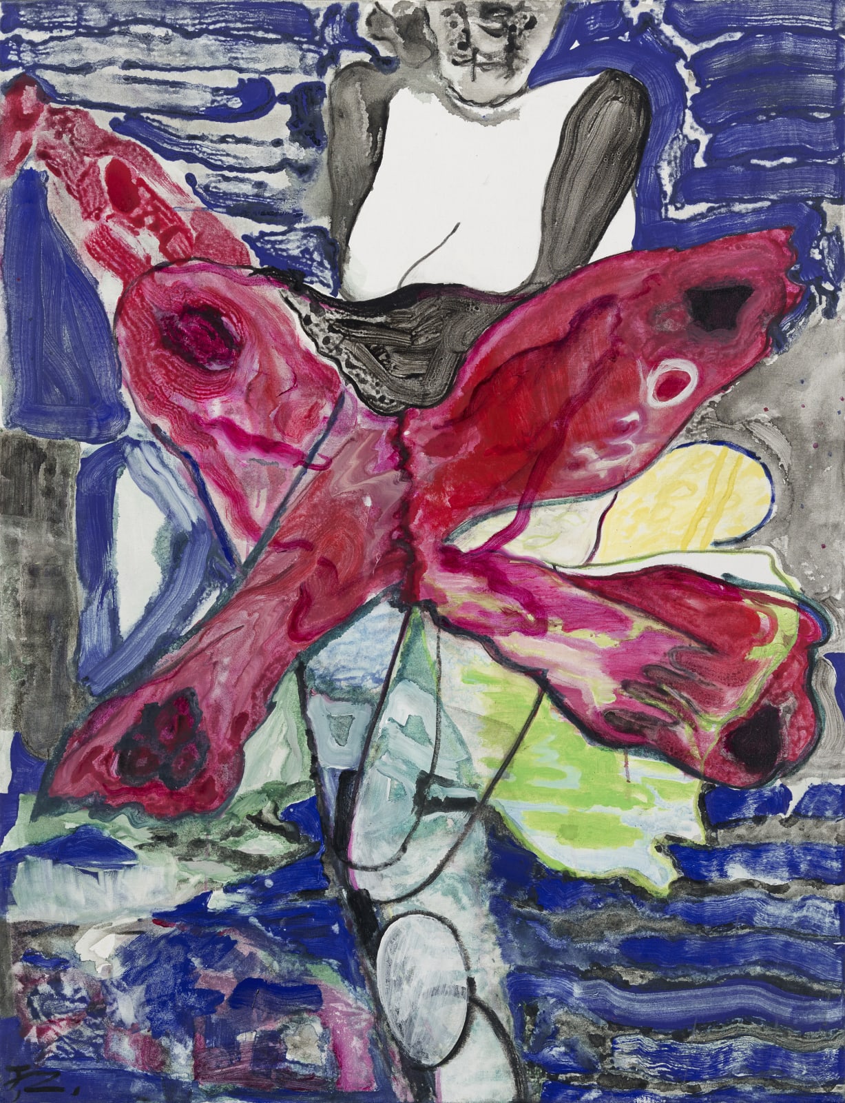 鍾江澤 , 《紅蝴蝶 》 Red Butterfly, 2020