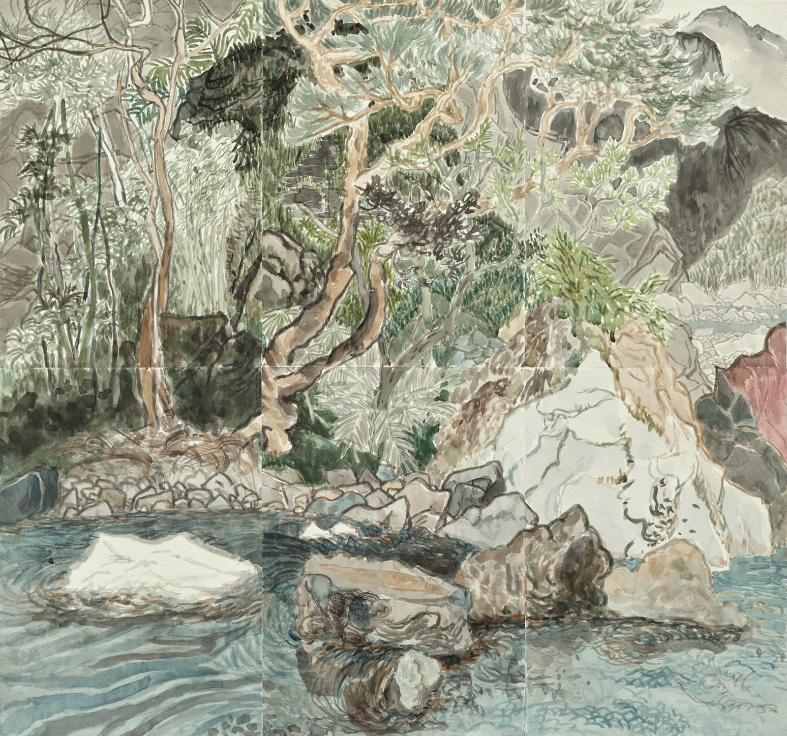 王翔, 《白石I》 White Rock I, 2024