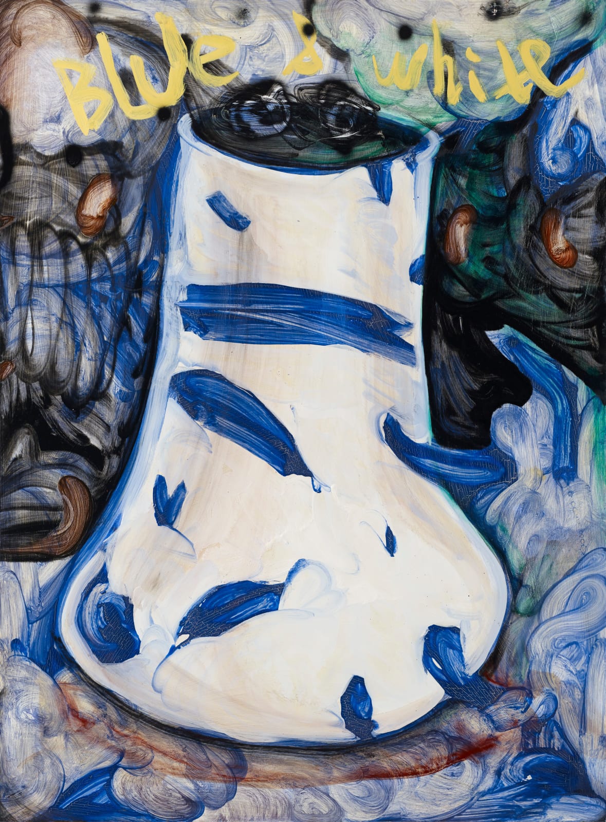 黨若洪, 《藍白花瓶 》 Blue and White Vase, 2018