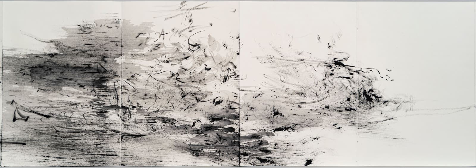 布恩．卡路拜恩, 《不完美風景（素描本#1 ）》 Imperfect Landscape (Drawing book #1)(detail), 2020