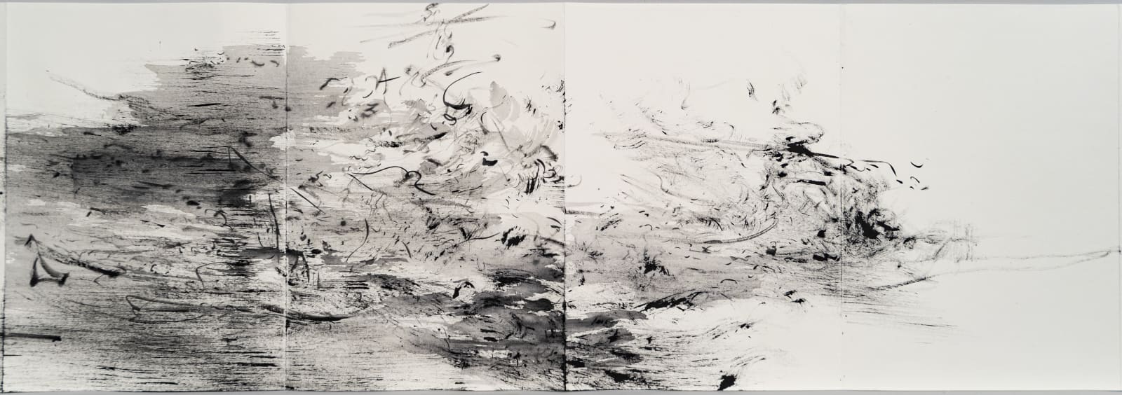 布恩.卡路拜恩, 《不完美風景(素描本#1 )》 Imperfect Landscape (Drawing book #1)(detail), 2020