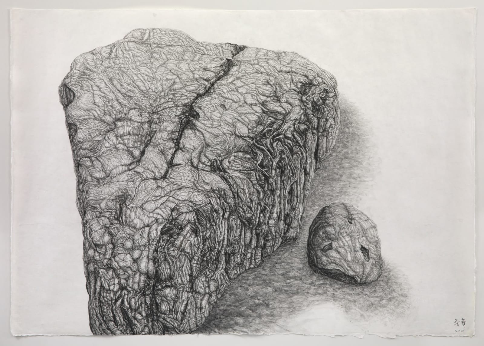 石晉華, 《石山水#2》Rock Landscape #2, 2021