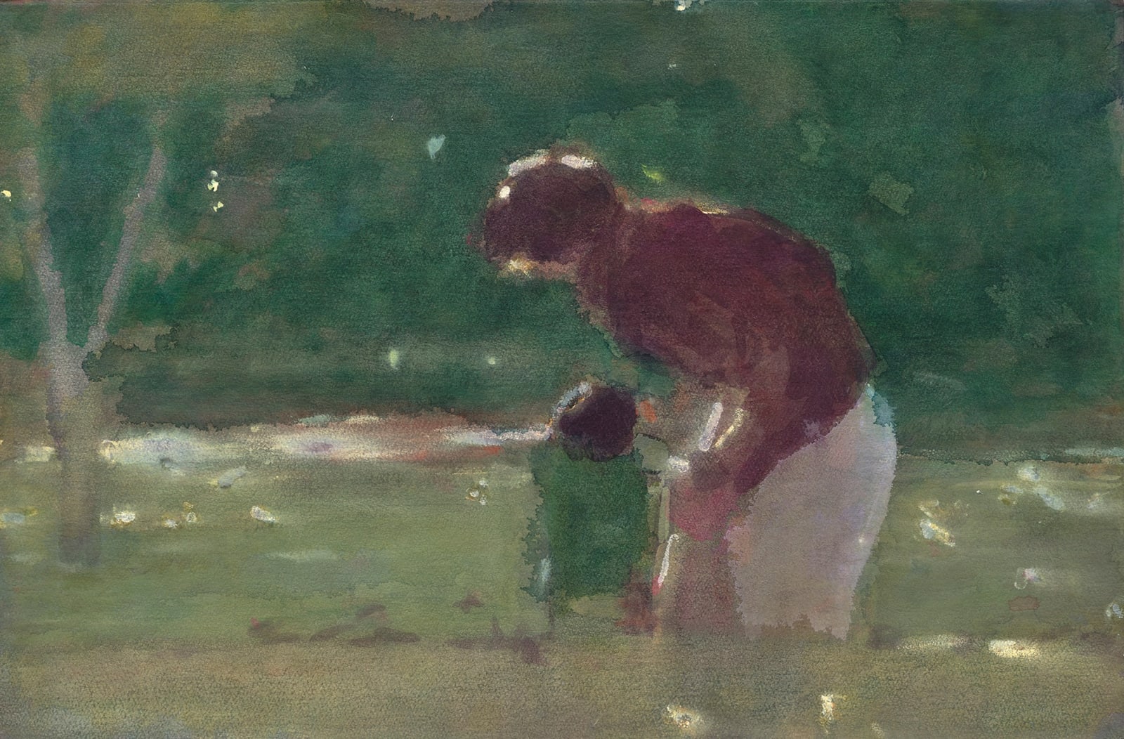 吳增榮, 《祖孫二人》Grandpa and Grandson , 1996-2000