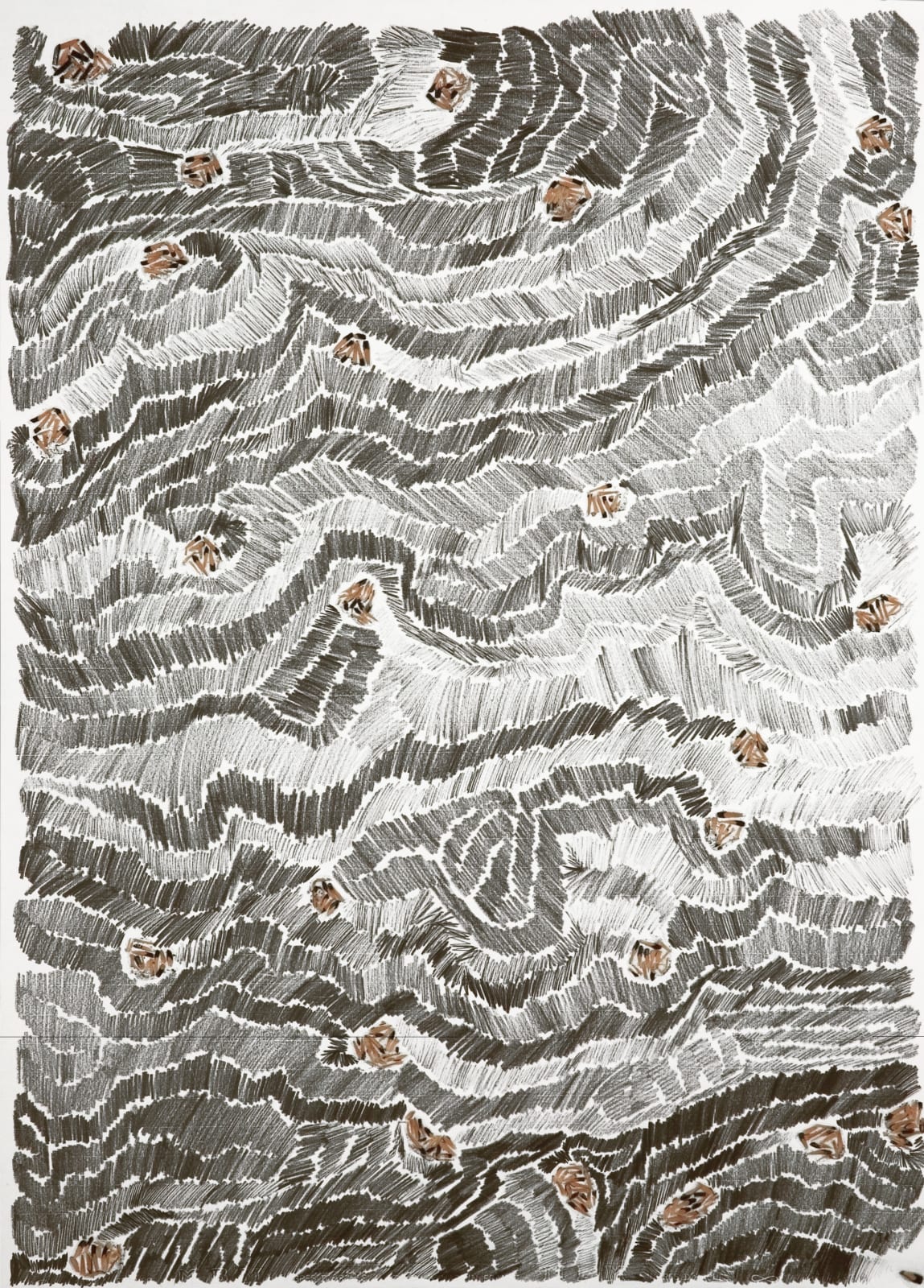 石晉華, 《走筆#42》 Pen Walking #42, 2007