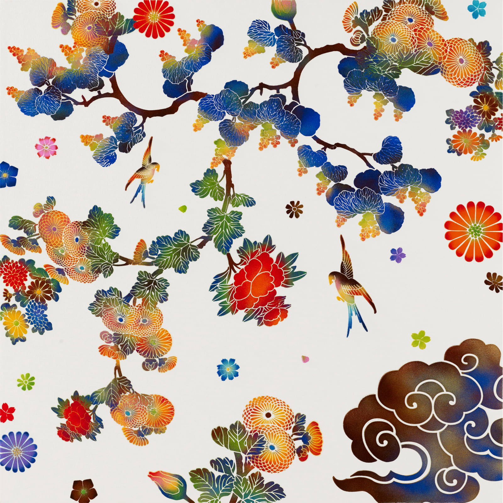 大卷伸嗣, 《迴響- 無限 根莖C》Echoes Enfinity Rhizome C, 2019