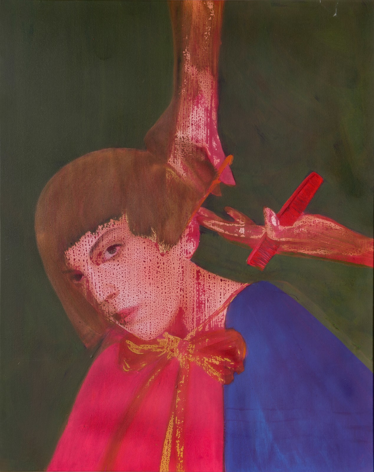 歐娜．凡卡絲, 《金剪刀與紅衣女子》The Golden Scissor and Lady in Red , 2022