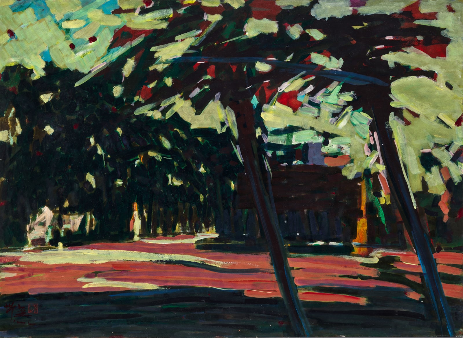 吳增榮, 《校門內側》 Inside the Campus Gate, 2017