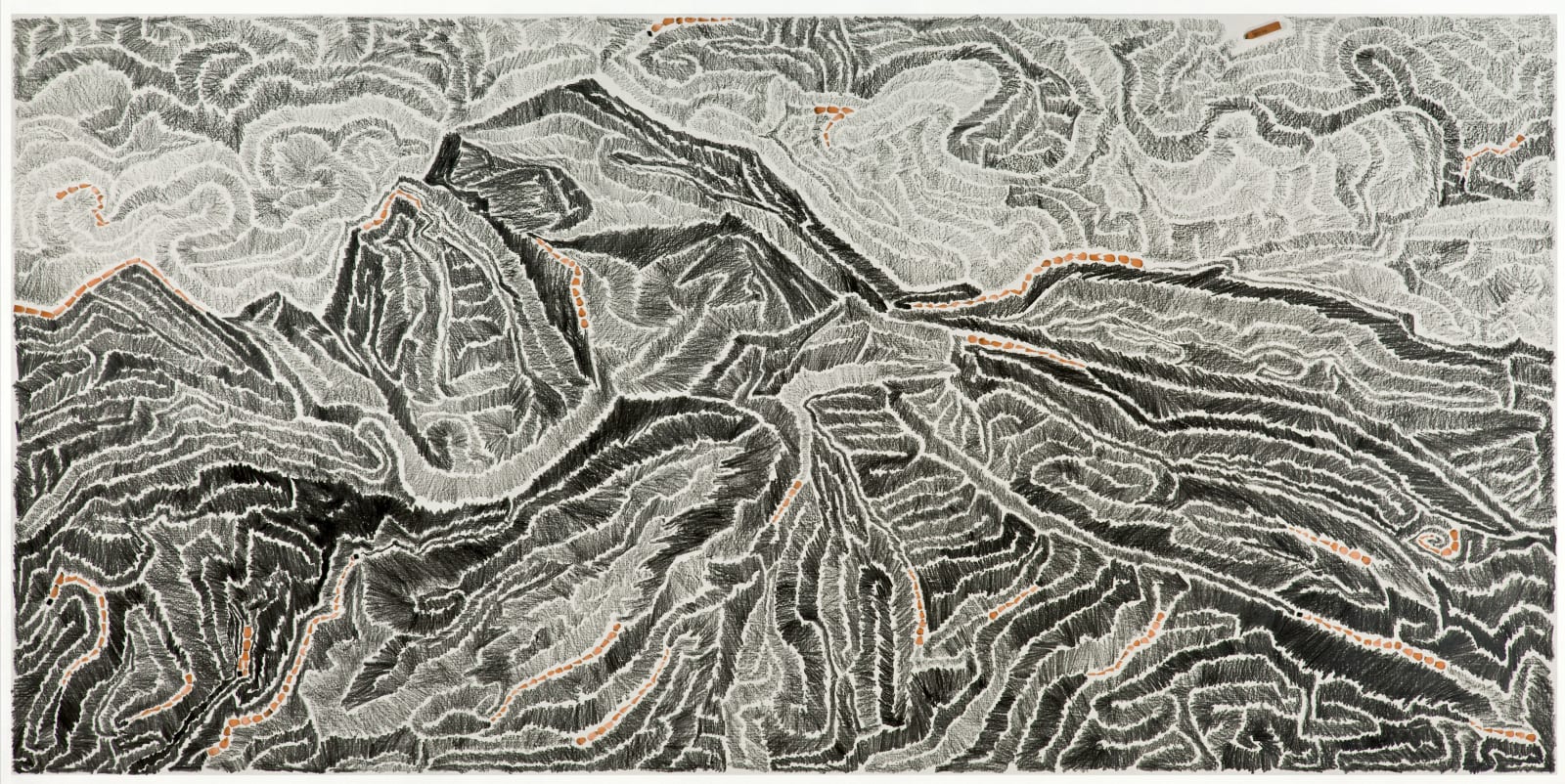 石晉華, 《走筆#99》 Pen Walking #99, 2011