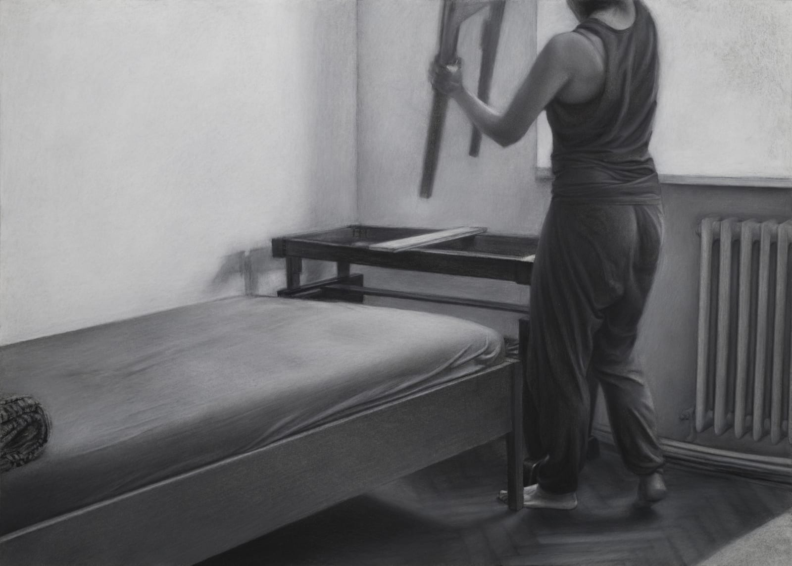 安娜・瑪瑞亞・米庫, 《沒有魔法老師的學徒- 素描4》 The Apprentice with no Sorcerer -Drawing 4, 2018