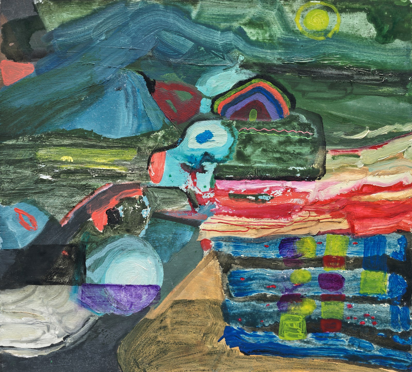 鍾江澤, 《靜物構圖(1):橫式風景》 Still Life Composition(1): Horizontal Landscap, 2021