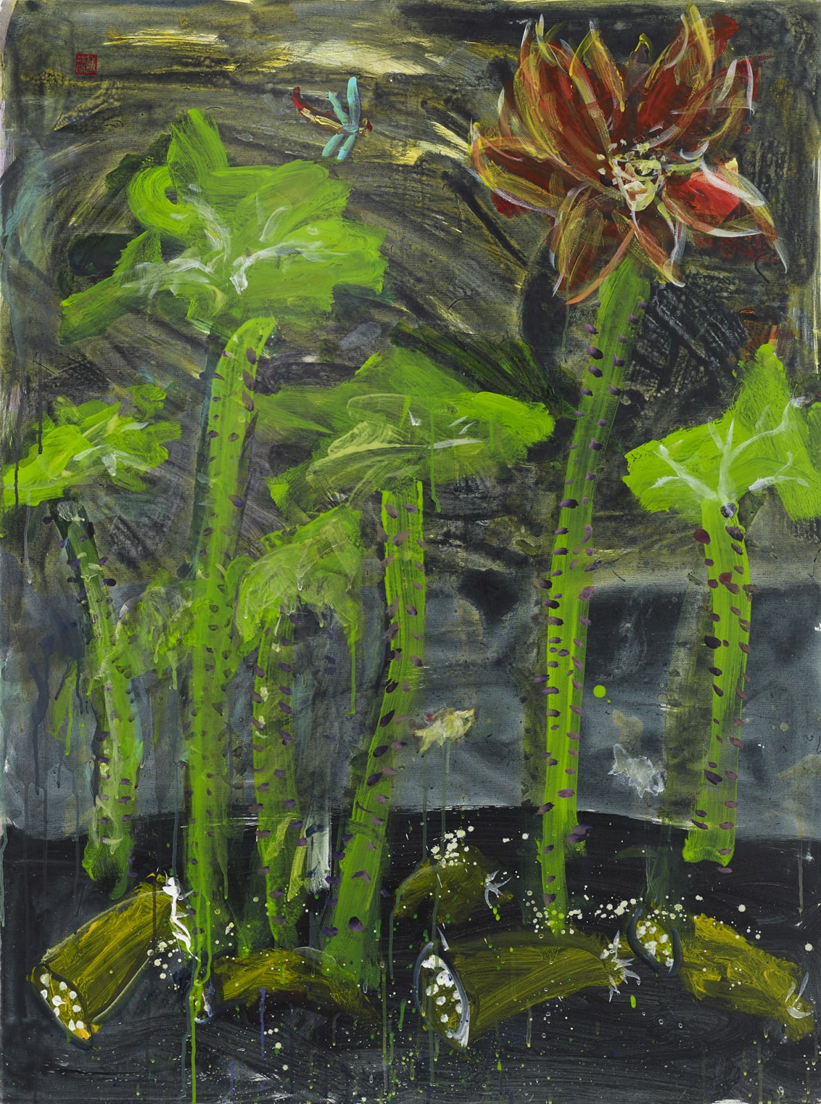 林志堅, 《荷葉亭亭》 Lotus, 2020