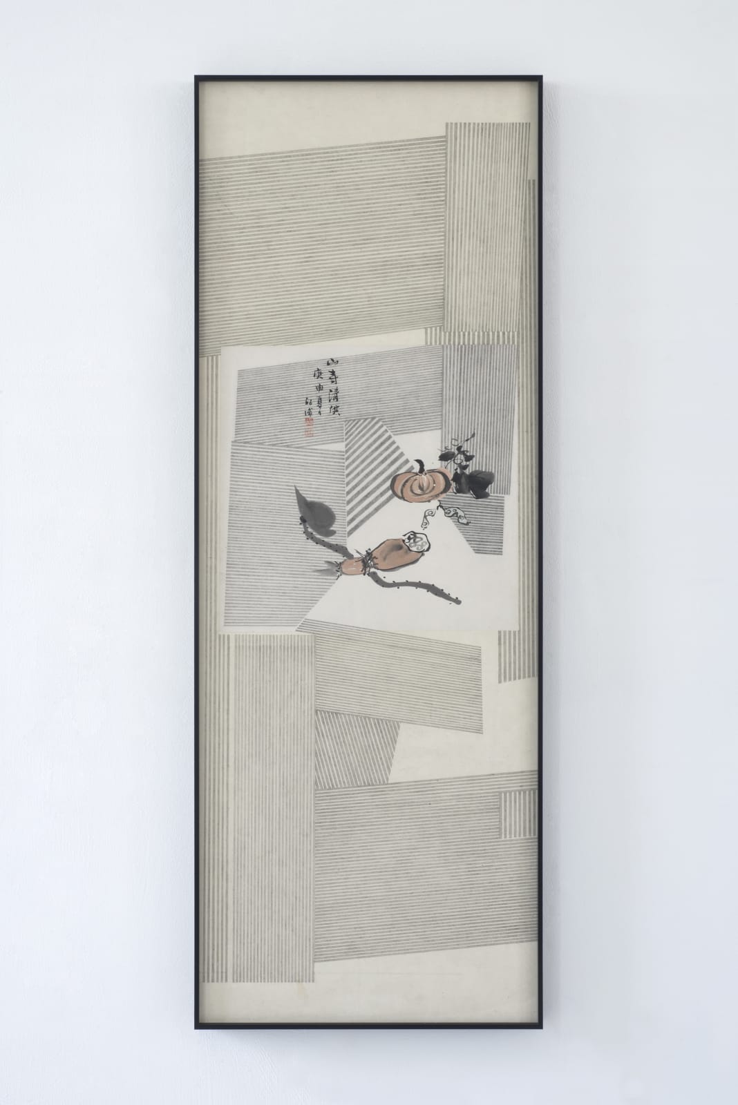 劉文瑄, 《對畫京都：山寺清供》 Drawing Dialogue in Kyoto: Mountain Temple in Qing Gong Painting, 2019