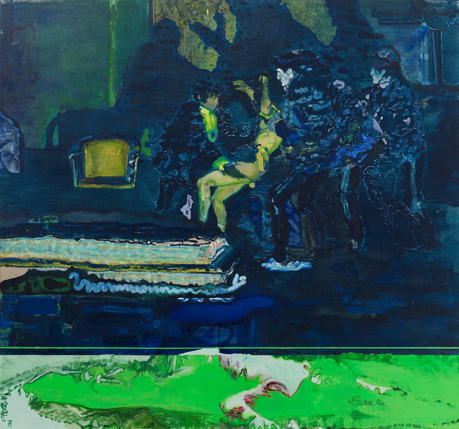 鍾江澤 , 《藍色幽默》 Blue humor , 2019